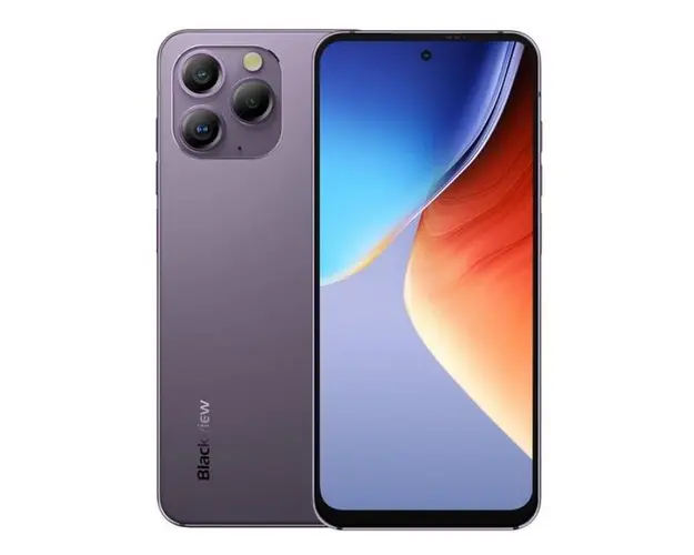 Telefon Mobil Blackview A96, Procesor Mediatek Helio G99, IPS LCD 6.5inch, 12GB RAM, 256GB Flash, Camera Duala 48 + 8 MP, Wi-Fi, 4G, Dual Sim, Android (Violet)