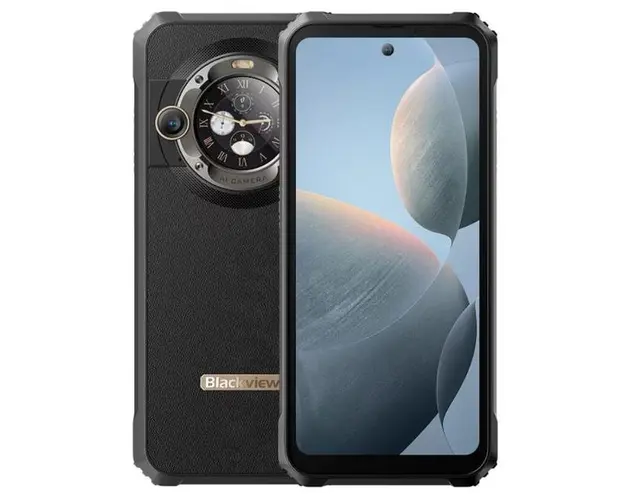 Telefon Mobil Blackview BL9000, Procesor Mediatek Dimensity 8020, Ecran IPS LCD 6.78inch, 12GB RAM, 512GB Flash, Camera Duala 50+13 MP, Wi-Fi, 5G, Dual Sim, Android (Negru)