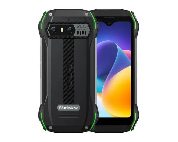 Telefon Mobil Blackview N6000SE, Procesor Octa-Core MTK MT8788, IPS LCD touchscreen 4.3inch, 4GB RAM, 128GB Flash, Camera 13MP, Wi-Fi, 4G, Dual Sim, Android (Negru/Verde)