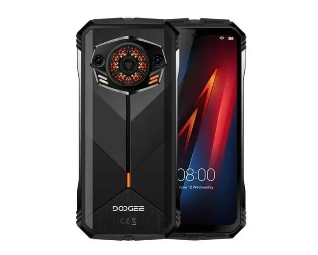 Telefon Mobil Doogee S punk, Procesor Unisoc T606 Octa Core, IPS 6.58inch, 6GB RAM, 256GB Flash, Camera Duala 50 + 2 MP, 4G, Wi-Fi, Dual Sim, Android (Negru)