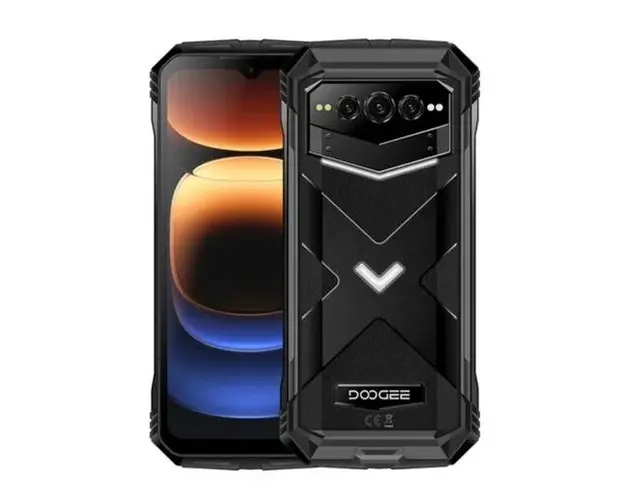 Telefon Mobil Doogee V Max Plus, Procesor MTK Dimensity 7050, IPS 6.58inch, 16GB RAM, 512GB Flash, Camera, Wi-Fi, 5G, Dual Sim, Android (Negru)