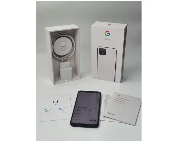 Telefon Mobil Google Pixel 4, Procesor Snapdragon 855, Octa-Core, P-OLED Capacitive touchscreen 5.7inch, 6GB RAM, 64GB Flash, Camera Duala 12.2MP + 16MP, Wi-Fi, 4G, Android (Alb)