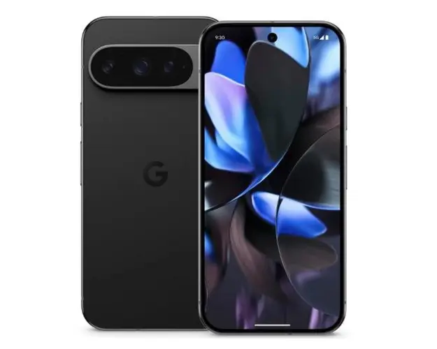 Telefon Mobil Google Pixel 9 Pro, Procesor Google Tensor G4 Octa-core, LTPO OLED Capacitive Touchscreen 6.3, 16GB RAM, 128GB Flash, Camera Tripla 50+48+48MP, Wi-Fi, 5G, Dual SIM, Android (Negru) 