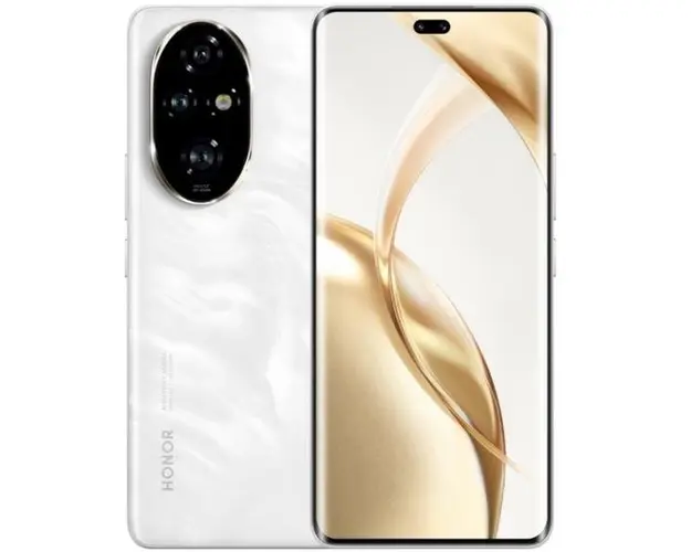 Telefon Mobil Honor 200 Pro, Procesor Qualcomm SM8635 Snapdragon 8s Gen 3 Octa-Core, OLED Touchscreen 6.78inch, 12GB RAM, 512GB Flash, Camera Tripla 50+50+12MP, Wi-Fi, 5G, Dual Sim, Android (Alb)