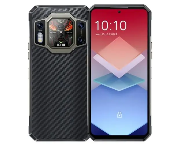 Telefon Mobil Oukitel WP30 Pro, Procesor MTK Dimensity 8050, Ecran 6.78inch, 12GB RAM, 512GB Flash, Camera Tripla 108 + 20 + 5 MP, Wi-Fi, 5G, Dual SIM, Android (Negru)