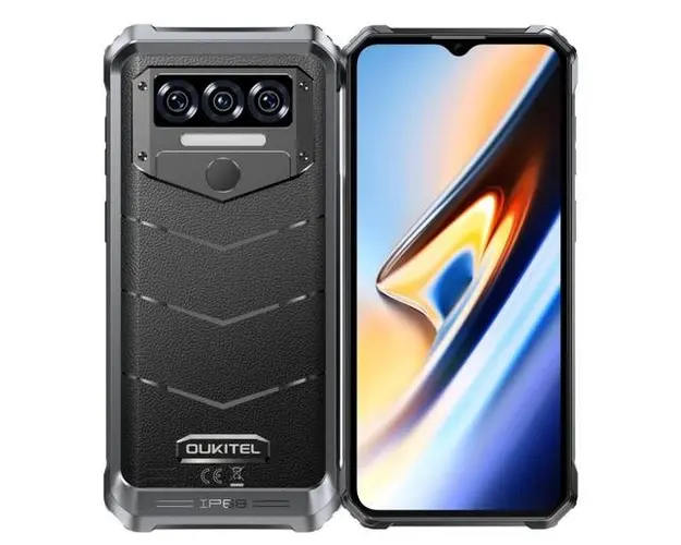Telefon Mobil Oukitel WP38, Procesor Mediatek MT8788 Octa-Core, IPS LCD Capacitive touchscreen 6.52inch, 6GB RAM, 256GB Flash, Camera Duala 13 + 2 MP, 4G, Wi-Fi, Dual SIM, Android (Negru)