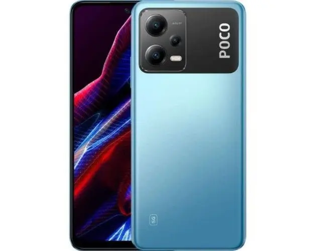 Telefon Mobil Poco X5, Procesor Qualcomm SM6375 Snapdragon 695 5G Octa Core, AMOLED Capacitive touchscreen 6.67inch, 6GB RAM, 128GB Flash, Camera Tripla 48+8+2MP, Wi-Fi, 5G, Dual Sim, Android (Albastru)