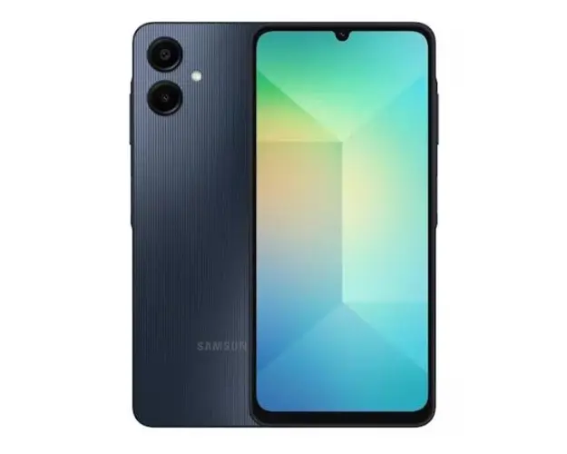 Telefon Mobil Samsung Galaxy A06, Procesor Mediatek Helio G85 Octa-Core, PLS LCD Touchscreen 6.7inch, 4GB RAM, 128GB Flash, Camera Duala 50+2MP, Wi-Fi, 4G, Dual Sim, Android (Negru/Non-Eu)