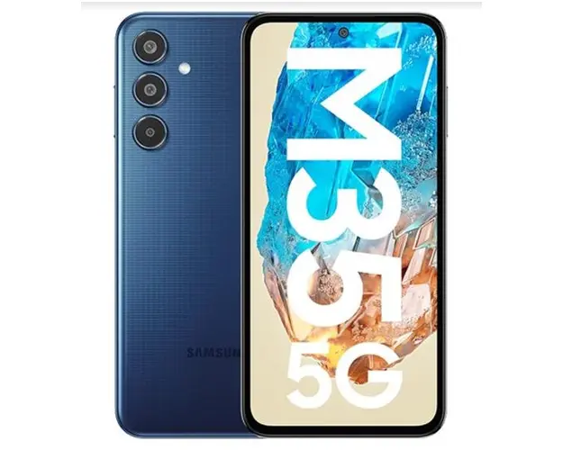 Telefon Mobil Samsung Galaxy M35, Procesor Exynos 1380 Octa-Core, Super AMOLED touchscreen 6.6inch, 6GB RAM, 128GB Flash, Camera Tripla 50+8+5MP, Wi-Fi, 5G, Dual Sim, Android (Albastru)