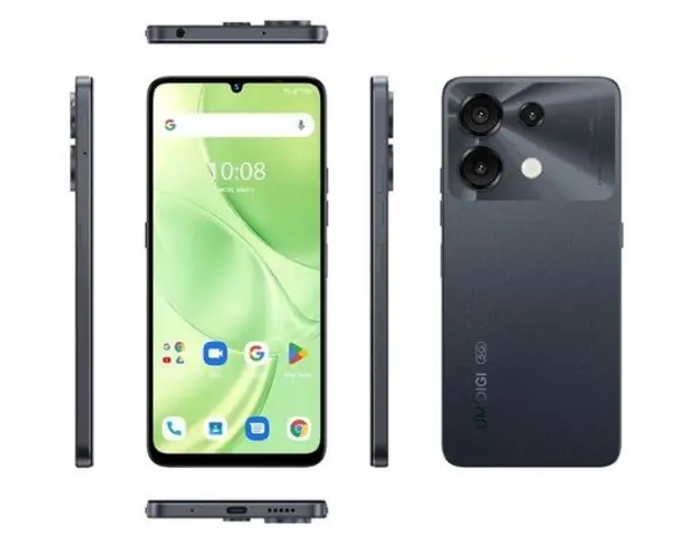 Telefon Mobil Umidigi G9, Procesor Procesor UNISOC T765, IPS LCD 6.75inch, 6GB RAM, 128GB Flash, Camera Tripla 50 + 2 + 2 MP, Wi-Fi, 5G, Dual Sim, Android (Negru)