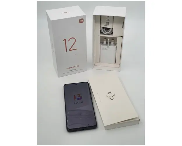 Telefon mobil Xiaomi 12X, Procesor Qualcomm SM8250-AC Snapdragon 870 5G, AMOLED Capacitiv touchscreen 6.28inch, 8GB RAM, 256GB Flash, Camera Tripla 50+13+5MP, 5G, Wi-Fi, Dual SIM, Android (Gri)