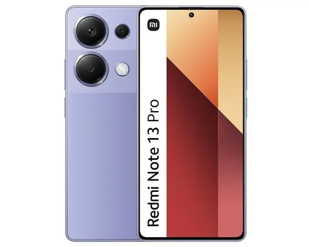 Telefon Mobil Xiaomi Redmi Note 13 Pro 4G, Procesor Mediatek Helio G99 Ultra Octa-Core, AMOLED 6.67inch, 8GB RAM, 256GB Flash, Camera Tripla 200+8+2 MP, Wi-Fi, 4G, Dual Sim, Android (Mov)