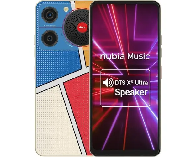 Telefon Mobil ZTE Nubia Music, Procesor Unisoc SC9863A, IPS LCD Capacitive touchscreen 6.6inch, 4GB RAM, 128GB Flash, Camera Duala 50+0.08MP, 4G, Wi-Fi, Dual Sim, Android (Multicolor)