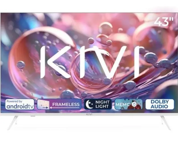 Televizor LED KIVI 109 cm (43inch) 43U760QW, Ultra HD 4K, Smart TV, WiFi