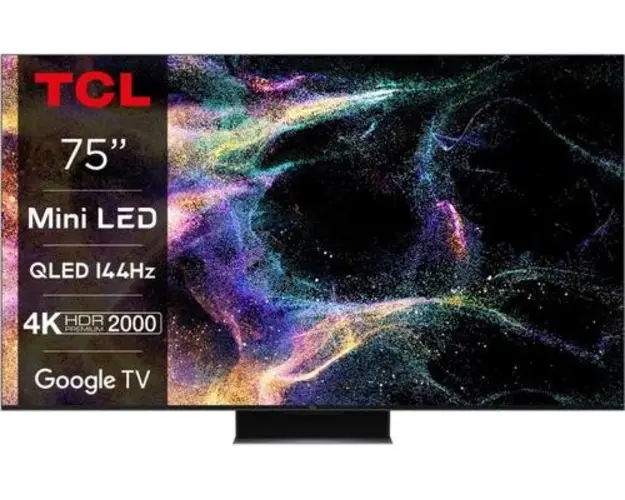 Televizor QLED MiniLed TCL 190 cm (75inch) 75C845, Ultra HD 4K, Smart TV, WiFi, CI+