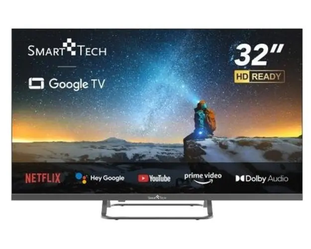 Televizor LED SmartTech 80 cm (32inch) 32HG01V, HD Ready, Smart TV, WiFi, CI+