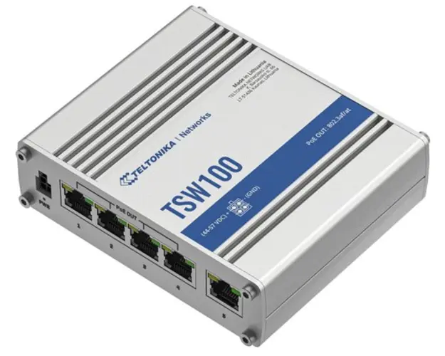 Switch Teltonika PoE+ Switch, 5 porturi