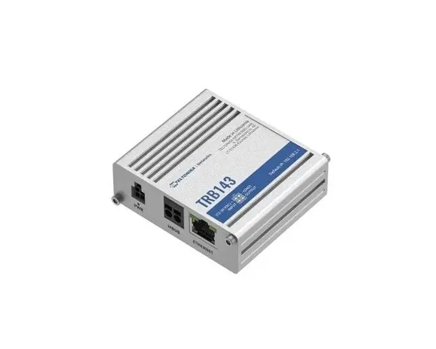 Router Industrial Teltonika TRB143 LTE, 4G, MiniSIM, 1x RJ45 Gigabit