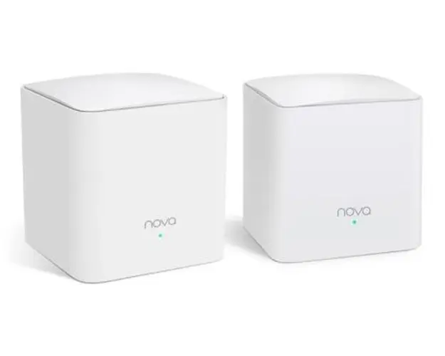 Sistem Wireless Mesh Tenda Nova MW5c AC1200, Dual Band, 300 + 867 Mbps, set 2 bucati (Alb)