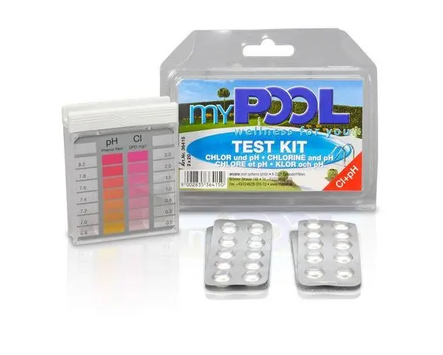 Tester cu pastile pH si clor pentru piscine myPool Germania