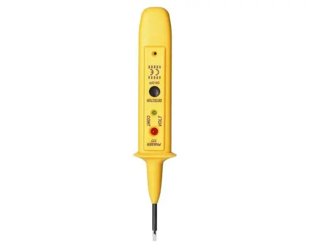 Tester electronic multifunctional unipolar ORNO FAZER 777, 3-500V, AC/DC, continuitatea conductiei, 3 x LR44, Galben