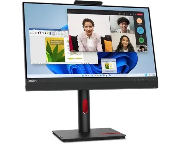 Monitor IPS LED Lenovo ThinkCenter TIO 24 G5, Full HD (1920 x 1080), HDMI, DisplayPort, Boxe, Pivot (Negru)