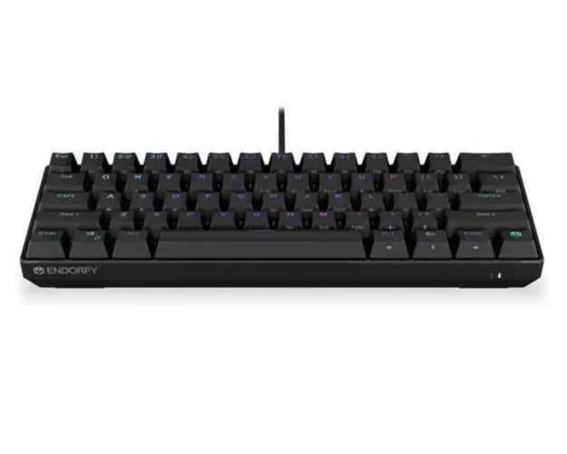 Tastatura Mecanica Thock Compact, iluminare RGB, Cu fir, Switch Kailh Red, Layout US (Negru)