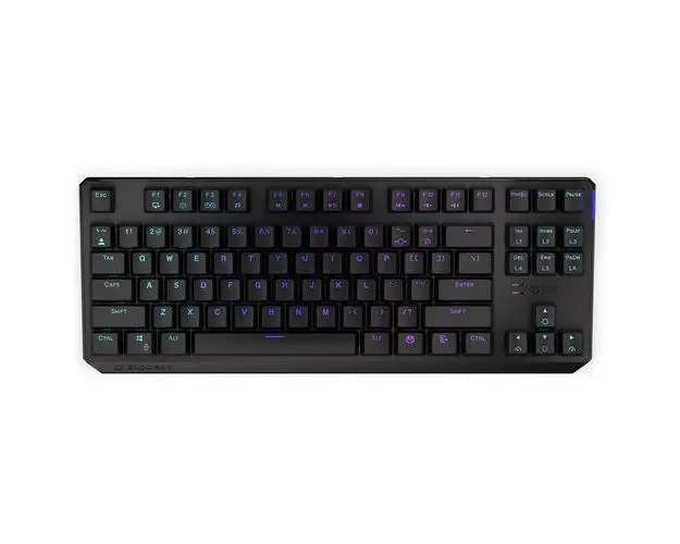 Tastatura Mecanica Endorfy Thock TKL Wireless, iluminare RGB, USB-A, Bluetooth, Switch Kailh Box Black, Layout US (Negru)