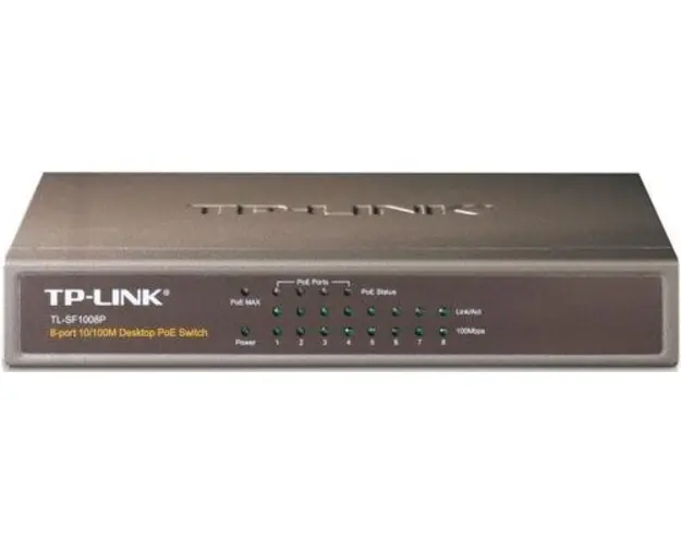 Switch TP-LINK PoE TL-SF1008P, 8 porturi