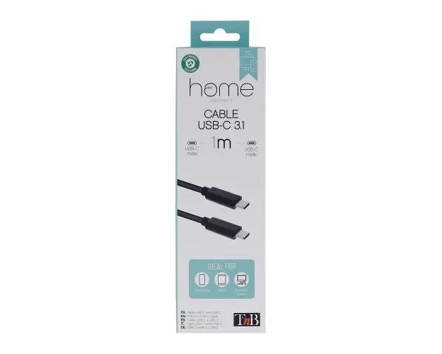 Cablu TnB TC31USBC1, USB Type-C la USB Type-C 3.1, 1 m (Negru)