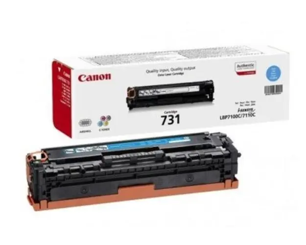 Toner Canon CRG731C, acoperire 1500 pagini (Cyan)