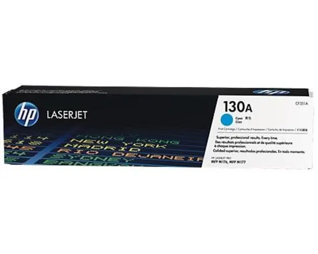 Toner HP LaserJet 130A, 1000 pagini (Cyan)
