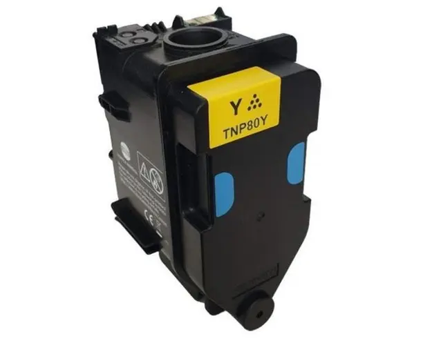 Toner Konica Minolta TNP-80, acoperire 9000 pagini (Galben)