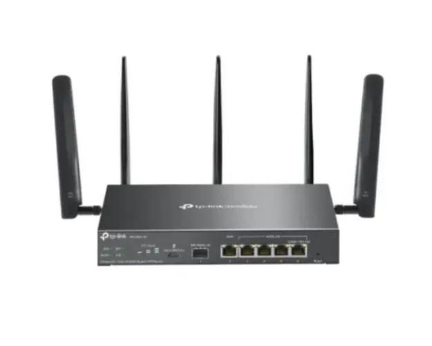 Router Wireless TP-Link Omada ER706W-4G, 4x LAN, Dual-Band, Wifi 6 (Negru)