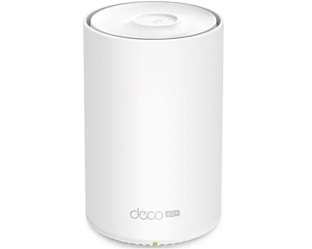 Sistem Mesh Wi-Fi TP-Link Deco X50-4G(1-pack), AX3000, Dual-Band, WiFi 6, 4G+, Seamless Roaming, protectie IoT (Alb)