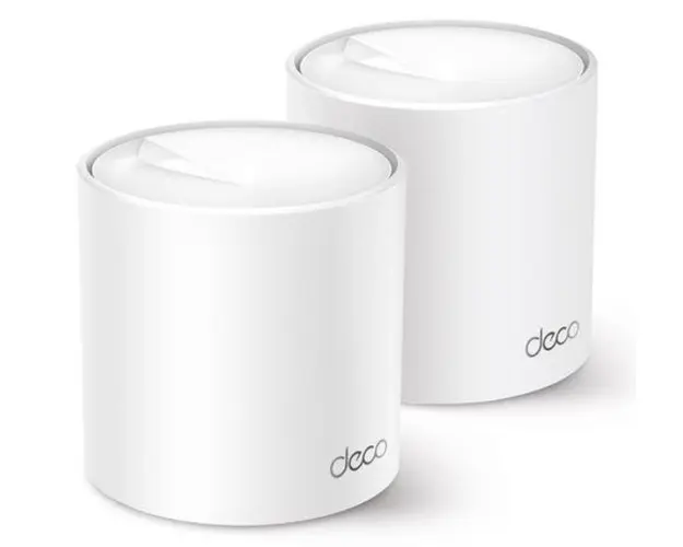 Sistem Wireless Mesh TP-Link Deco X50, Gigabit, WiFi 6, 3000 Mbps, 2 Pack (Alb)