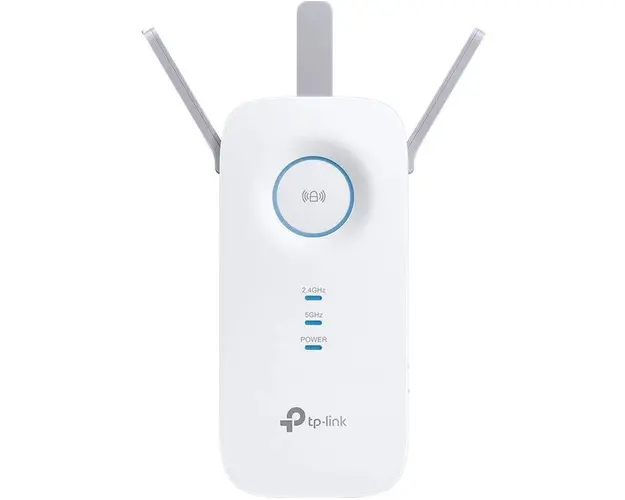 Range Extender Wireless TP-Link RE550, 1900 Mbps, Dual Band, 3 Antene externe (Alb)