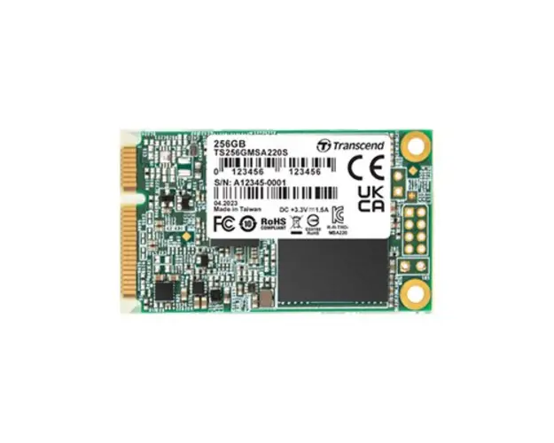 SSD TRANSCEND MSA220S, 128GB, mSATA, SATA-III, 3D TLC