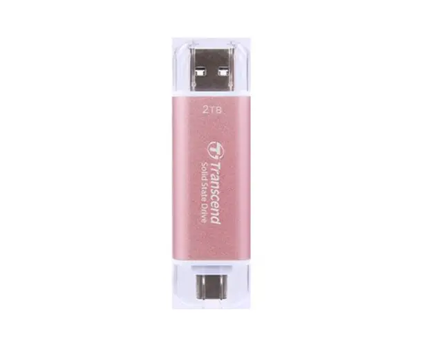 SSD Extern Transcend ESD310P, 2TB, USB-C 3.2 Gen 2x1 (Roz)
