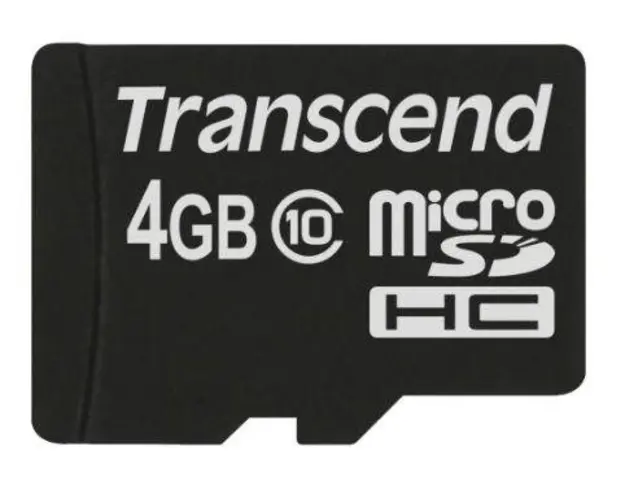 Card de memorie Transcend microSDHC, 4 GB, Clasa 10 