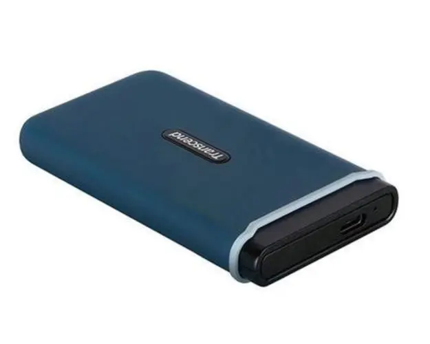 SSD Extern Transcend ESD370C, 500GB, USB-C 3.1 Gen 2 (Albastru)