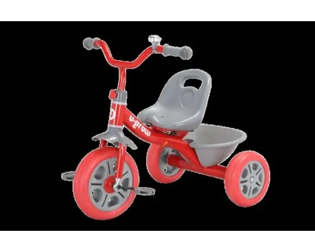 Tricicleta cu pedale U-Grow UG-14TR_RD, greutate maxima suportata 30kg, 2 - 6 ani, Rosu