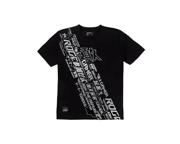 Tricou ASUS CT1001 ROG Cybertext-V, Marimea S (Negru)