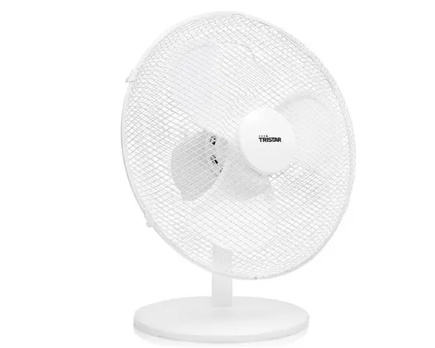 Ventilator de birou Tristar VE-5727, 45 W (Alb)