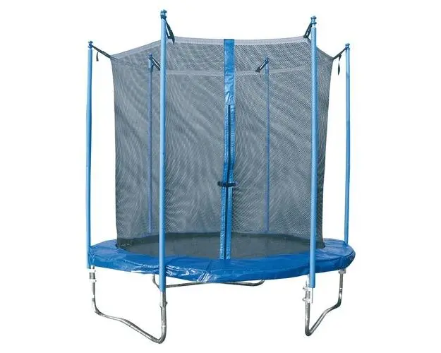 Trambulina GARLANDO COMBI M, 244 cmx 240 cm, plasa de siguranta