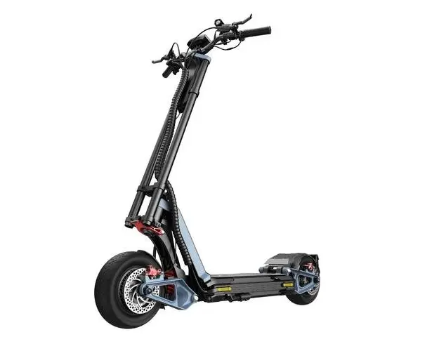 Trotineta electrica Inmotion RS BW, Autonomie 120-160Km, Viteza 110 Km/h, Motor 2000W x 2, IPX6, greutate maxima suporata 150kg, baterie 72V/40Ah (Negru)