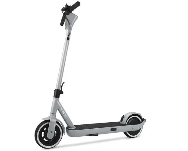 Trotineta electrica SoFlow SO ONE, roti 9inch, Baterie 5.2Ah, motor 350 W, viteza maxima 22 km/h, autonomie 30km (Gri) 
