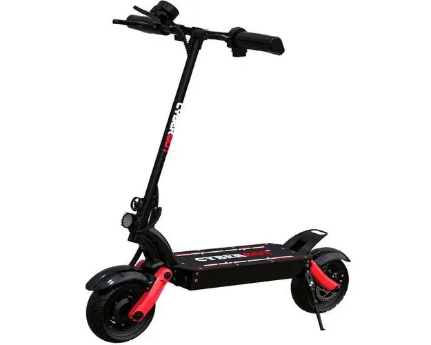 Trotineta electrica SPEEDXMAN Cyberbot GOLF, Viteza 65 Km/h, Autonomie 70Km, Motor 2 x 1000W, Frane hidraulice, baterie 52V/23Ah (Negru)