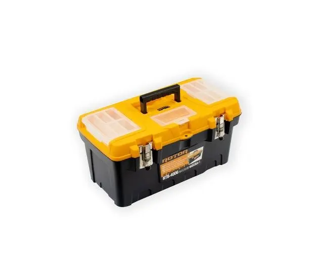 Trusa de transport scule Rotor 14810, 3 compartimente, 31.38 l (Galben/Negru)