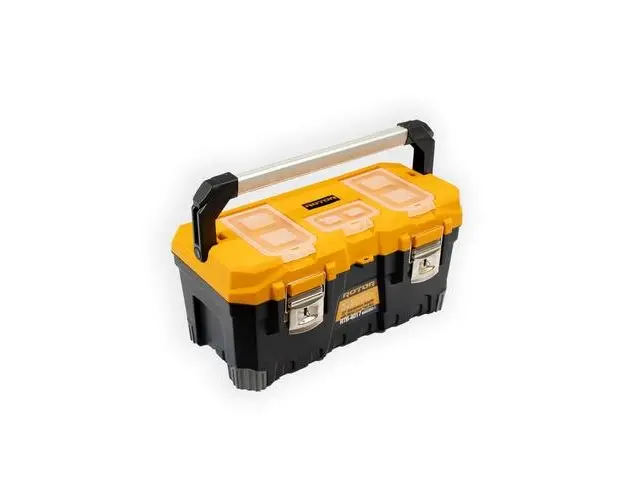 Trusa de transport scule Rotor 14813, 3 compartimente, 46.63 l (Galben/Negru)